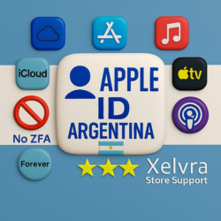 Apple ID Аргентина без 2FA полный доступ мгновенно