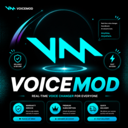 Подписка Voicemod PRO на 1 месяц   быстрая доставка