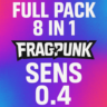 Full Pack 8 in 1 Bloody/X7 FragPunk сенса - 0.4