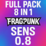 Full Pack 8 in 1 Bloody/X7 FragPunk сенса - 0.8