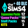 SIMS 4   40 DLC (12 допов 10 наборов 15 кат. 3 компл.)