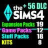 SIMS 4   56 DLC (19 допов 12 наборов 18 кат. 8 компл.)