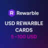 US Card 1 - 500$ (Rewarble)