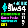 SIMS 4   46 DLC (12 допов 11 наборов 16 кат. 7 компл.)