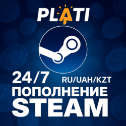 Мгновенное автопополнение Steam 24/7 RU / KZ / СНГ
