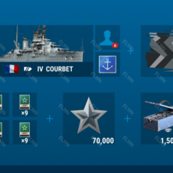 World of Warships — Courbet Epic Plunder Pack Epic    Fresh New