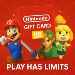 Nintendo Gift Card 10 USD | US