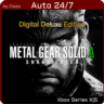 24/7 XBOX METAL GEAR SOLID   SNAKE EATER Digital Deluxe