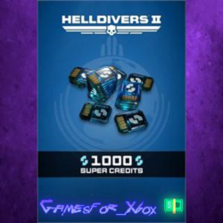 ☀️HELLDIVERS 2 1000 Super Credits XBOX DLC