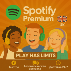 Spotify Premium - 6 месяцев подписки | UK