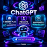 ChatGPT PLUS — 1 месяц —  | закрытый аккаунт (АВТОМАТИЧЕСКАЯ ДОСТАВКА)