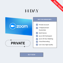 ZOOM ONE PRO REMIUM PRIVATE 14 ДНЕЙ | 100 УЧАСТНИКОВ