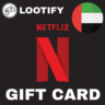 NETFLIX Gift Card    100/500 AED    ОАЭ