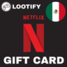 NETFLIX Gift Card    300/500/1000 MXN    Мексика