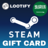 Steam Gift Card    20/50/100/200/400 SAR    SA