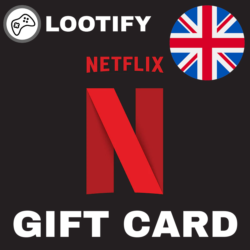 NETFLIX Gift Card    25/50/100 GBP    Великобритания