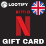 NETFLIX Gift Card    25/50/100 GBP    Великобритания