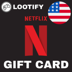NETFLIX Gift Card    25/50/100 USD    США