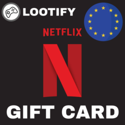 NETFLIX Gift Card    25/50/100 EUR    Европа