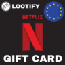 NETFLIX Gift Card    25/50/100 EUR    Европа