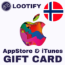 Apple Gift Card    50/100/500/1000 NOK    Норвегия