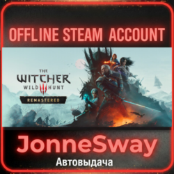 ⭐The Witcher 3: Wild Hunt — Remastered   125 игр (STEAM OFFLINE ACCOUNT)