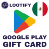 Google Play Gift Card    100/500/1000 MXN    Мексика