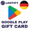 Google Play Gift Card    5/10/50/100 EUR    Германия