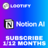🧬 Notion AI Подписка ⭐️ 1/12 Месяцев ✅ на Ваш Аккаунт