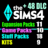 SIMS 4   48 DLC (11 допов 10 наборов 18 кат. 9 компл.)