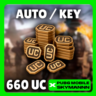 24/7 АВТО | 660 UC КЛЮЧ | PUBG Mobile GLOBAL