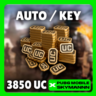 24/7 АВТО | 3850 UC КЛЮЧ | PUBG Mobile GLOBAL