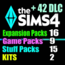 SIMS 4   42 DLC (16 допов 9 наборов 15 кат. 2 компл.)