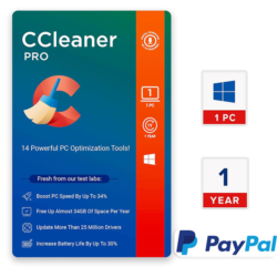 CCleaner Professional 2025 Windows 1 ПК 1 года Ключ