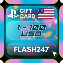 Подарочная карта PlayStation US | 1–100 USD АВТО 24/7