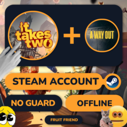 Оффлайн аккаунт STEAM  | IT TAKES TWO   A WAY OUT |
