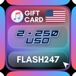 Подарочная карта Apple (США) | 2 – 250  долларов США