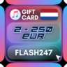 Подарочная карта Apple и iTunes NL | 2 - 250 евро