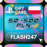 Подарочная карта PlayStation PL | 50-500 польских злоты