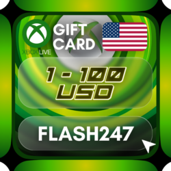 Подарочная карта Xbox Live (США) | 1–100 долларов США |