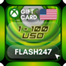 Подарочная карта Xbox Live (США) | 1–100 долларов США |