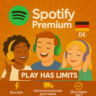 Spotify Premium - 1/3/6 месяцев подписки | DE