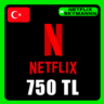 АВТО Карта пополнения Netflix 750 TL ТУРЦИЯ 24/7