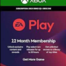 Подписка EA Play на Xbox на 12 месяцев|глобальная