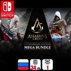 Assassin&acute;s Creed Anniversary Edition Mega (6 игр по Assassin&acute;s) | Nintendo Switch 1/2