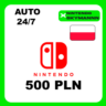 АВТО КАРТА ПОПОЛНЕНИЯ Nintendo eShop 500 PLN ПОЛЬША