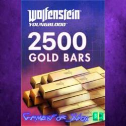 ☀️Wolfenstein Youngblood - 2500 Gold Bars XBOX DLC