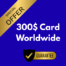 Карта Global Card номиналом 300$ для оплаты любых услуг