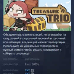 Treasure 'n Trio АВТОДОСТАВКА STEAM GLOBAL МГНОВЕННО ЛИЦЕНЗИЯ