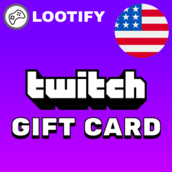 Twitch Код Пополнения    15/25/50/75/100/200 USD    США